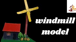 windmill project  working model of science  easy school project making ideas [upl. by Nels952]