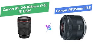 📸 Canon Lens Showdown 24105mm vs 35mm 🤔 [upl. by Anagrom]