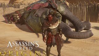 AC ORIGINS  DERROTANDO OS ELEFANTES LENDARIOS [upl. by Thissa]