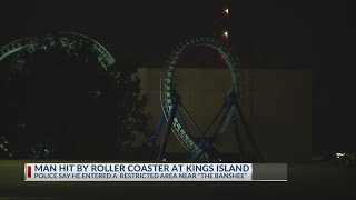 Man critical after struck by Kings Island roller coaster [upl. by Delacourt]