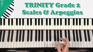 TRINITY Grade 2 Piano 20182020 Scales amp Arpeggios [upl. by Gauthier]