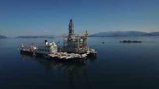 Video Pioneering Spirit Installing the Johan Sverdrup DP Topsides [upl. by Peddada500]