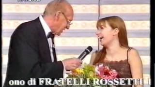 Luca Sepe  premiazione  Sanremo 1998 [upl. by Eiuqram]