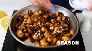 How to sauté mushrooms The easy way to cook mushrooms in pan [upl. by Adnahsam613]