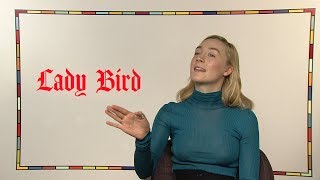 Interview Saoirse Ronan Lady Bird [upl. by Martsen]