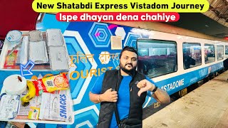 New Shatabdi Express VISTADOME Journey  poore train mein Cockroach 🪳 New Jalpaiguri to Howrah [upl. by Nnanerak]