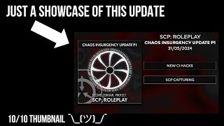 SCP Roleplay CI Update Part 1 Showcase [upl. by Stephenson]