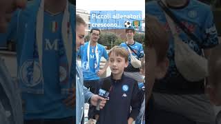 A Napoli piccoli allenatori crescono ⚽👨🏼‍🏫 [upl. by Annaitsirk]