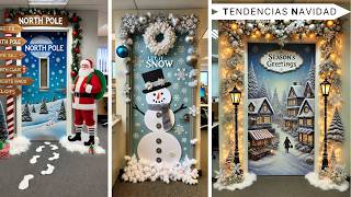 TENDENCIAS NAVIDAD PUERTAS NAVIDEÑAS CHRISTMAS TRENDS 2024 DECORAR TU CASA CHRISTMAS HOME DECOR [upl. by Beaufort97]