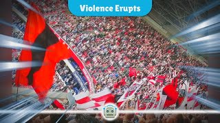 Violence Erupts in Amsterdam Antisemitic Assaults and Fan Clashes Amid Soccer Match [upl. by Luther132]