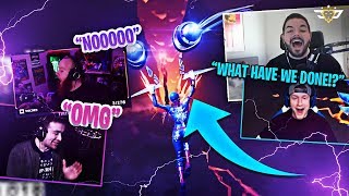 STREAMERS REACT TO THE UNVAULTING RIP TILTED Fortnite Battle Royale [upl. by Nnyliram]