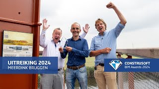 💎 Meerdink Bruggen wint met een 82 gerecyclede stalen pyloonbrug  BIM Awards 2024 Uitreiking [upl. by Heise982]