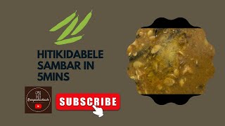 Simple Hitikida bele saaru  Fresh Hitikida avarekalu sambar  ಹಿತಿಕಿದ ಬೇಳೆ ಸಾರುTry Indian recipe [upl. by Alyahs]