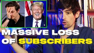 David Pakman Panics as Progressive Influencers face Record Loss of Subscribers [upl. by Ahsilahs]