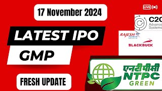 IPO GMP Latest Update 17112024 ipogmptoday [upl. by Aivilys]