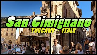 SAN GIMIGNANO Walking Tour  Tuscany Italy 4k [upl. by Butterfield]