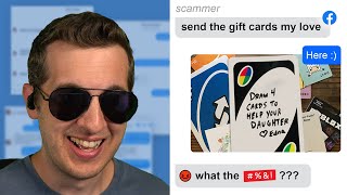 Sending Facebook Scammers The Wrong Gift Cards [upl. by Phillane]