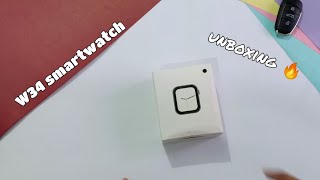 Microwear W34  SmartWatch  Unboxing amp first look [upl. by Asyla230]