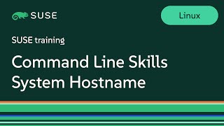 Command Line Skills System Hostname [upl. by Elsilrac]