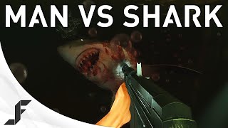 MAN vs SHARK  Depth Shark Simulator [upl. by Glover142]