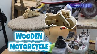 Handcrafted Wooden Motorcycle – From Idea to Reality [upl. by Akceber548]