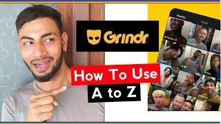 How To Use Grindr App  Id kaise Banaye  Gay Dating App 🎭 [upl. by Aruasor]