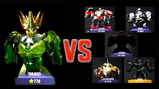 Real Steel Champions FINAL DRAGO Series of fights NEW ROBOT Живая Сталь [upl. by Assele]