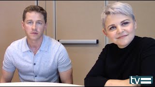 Josh Dallas amp Ginnifer Goodwin Interview  Once Upon a Time Season 5 [upl. by Alik]