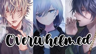 Overwhelmed switching Vocals  Nightcore ft Ryan Mack amp Christian Gates [upl. by Teraj]