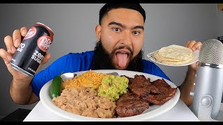 CARNE ASADA MUKBANG ASMR [upl. by Corabella398]