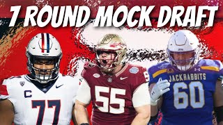 Full 7 Round 49ers Mock Draft • Trenches get a makeover 👀 [upl. by Carmelina]