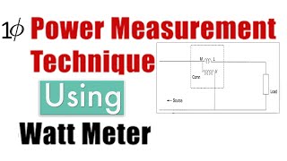 Single Phase Power Measurement using Wattmeter  An Important Competitive Exam Question [upl. by Ear]