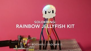 Soldering Rainbow Jellyfish Kit by Deshipu [upl. by Wharton625]