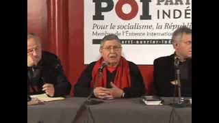 Parti Ouvrier Indépendant Conférence de presse des Secrétaires Nationaux [upl. by Juli]