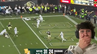 GAME OF THE YEAR Colorado vs Baylor Reaction [upl. by Anola]