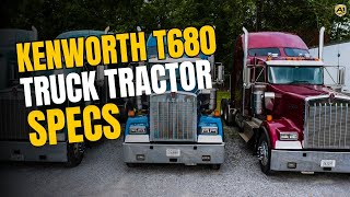 Kenworth T680 Truck Tractor Specs  FuelEfficient amp Reliable Truck Tractor [upl. by Kella24]