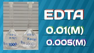 EDTA molarity Solution preparation  how to prepare 001M EDTA  How to prepare 0005M EDTA [upl. by Berne]