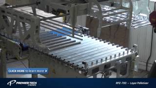 Robot Case palletizer  Robotic Layer Stacker RPZ700 Series [upl. by Ainitsirk]