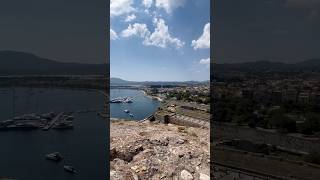 Exploring the magic of OldFortress in Corfu 🏰🌊 Breathtaking views TravelGoals Greece travel [upl. by Dygert76]