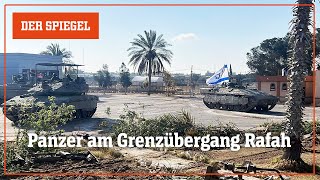 Israelisches Armeevideo vom Grenzübergang in Rafah  DER SPIEGEL [upl. by Akimrehs900]