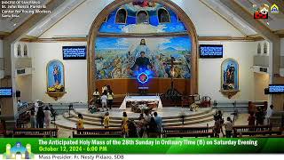 October 12 2024 600PM Anticipated Holy Mass on Saturday for the 28th Sunday in Ordinary Time [upl. by Haven866]