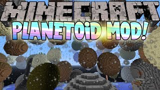 Minecraft Mods PLANETOID MOD UNLIMITED PLANET EXPLORATION [upl. by Latricia]