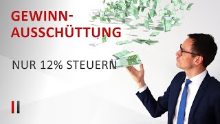 Die richtige Strategie für Gewinnausschüttungen beim GmbHGesellschafter  Christoph Juhn [upl. by Migeon]