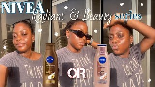 NIVEA RADIENT amp BEAUTY REVIEW nivea nivealotion [upl. by Navlys]