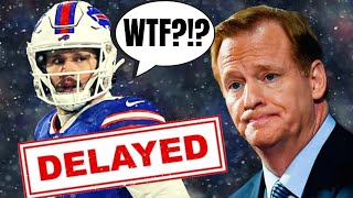 NFL Officially DELAYS Bills  Steelers Playoff Game Due To BLIZZARD Conditions [upl. by Changaris]