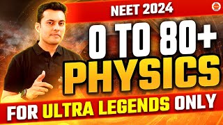 NEET 2024 🚀 0 to 80 in Physics 🔥 ONE SHOT  Sure shot Concepts  Questions ❤️ Shreyas Sir [upl. by Drannel]