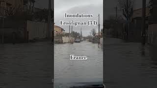 Inondations de quartier flood inondations frontignan [upl. by Ruella]