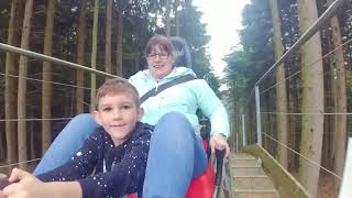 Zip World Fforest Coaster Betwsycoed Wales UKs Only Alpine Coaster [upl. by Ezarras]