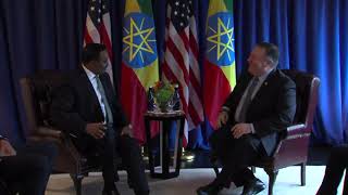 Secretary Pompeo Meets with Ethiopian Foreign Minister Gebeyehu [upl. by Sigismundo]