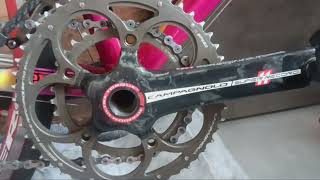 Colnago World  Campagnolo Super Record 11s chainrings exchange [upl. by Mclaughlin]